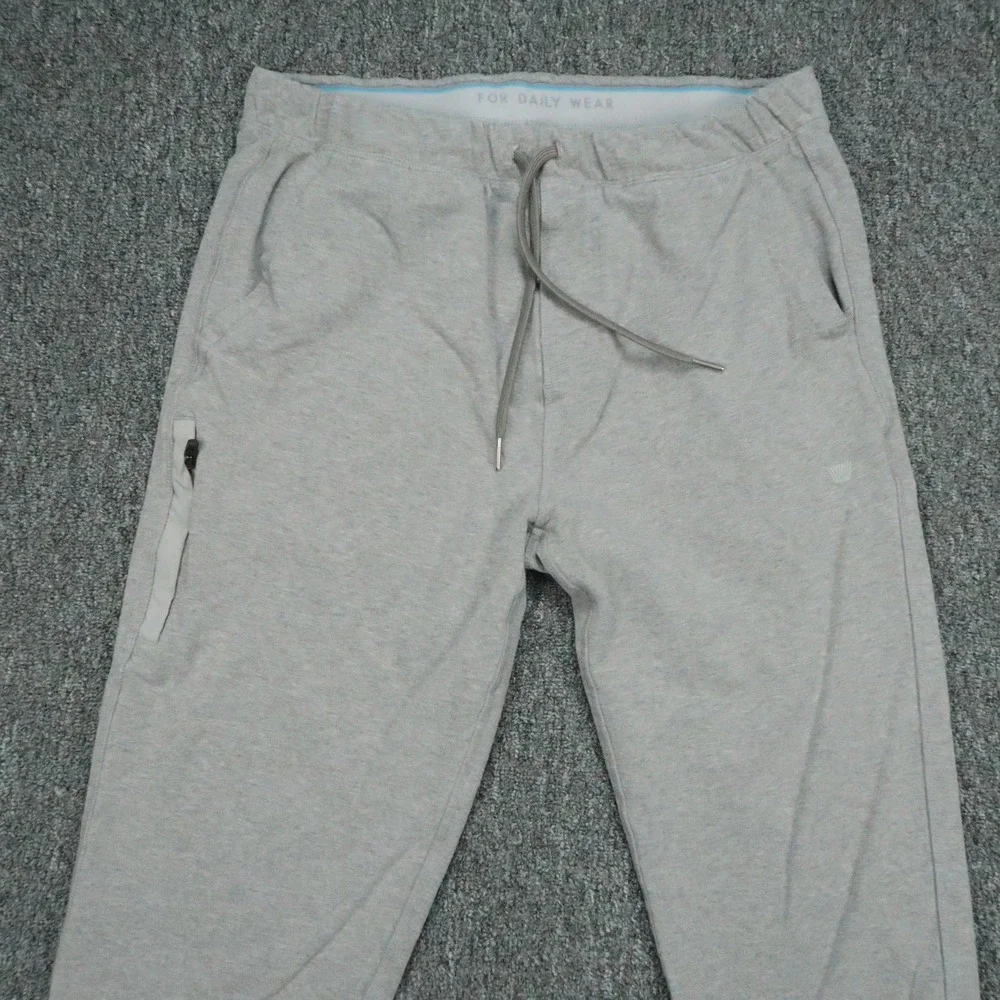 Mack Weldon Pants Mens Large Gray Ace Jogger Athletic Zip‎ Pocket Stretch